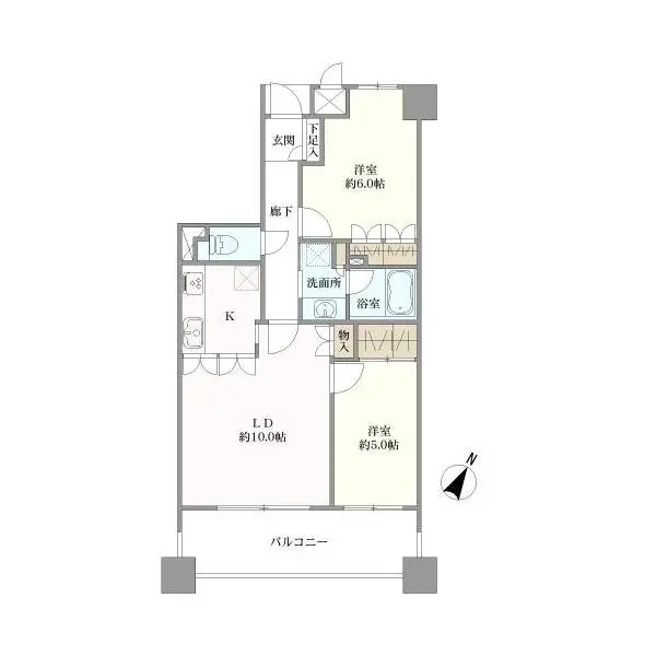 東急ドエル・アルス等々力ネクステージ 間取図