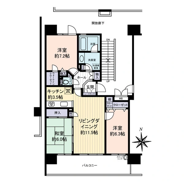 ルネ・アクシアム 間取図