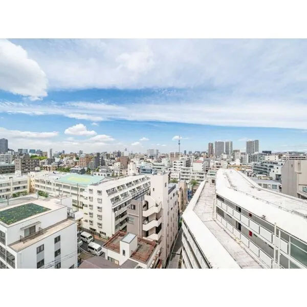 ライオンズマンション門前仲町第6 眺望:北側バルコニーから ・ズーム無し(撮影年月:2026年05月)