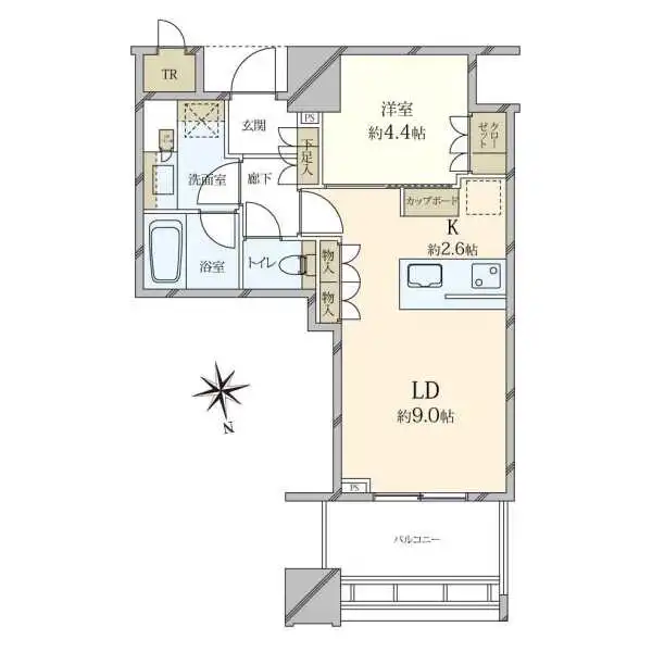 白金ザ・スカイＥＡＳＴ棟 間取図