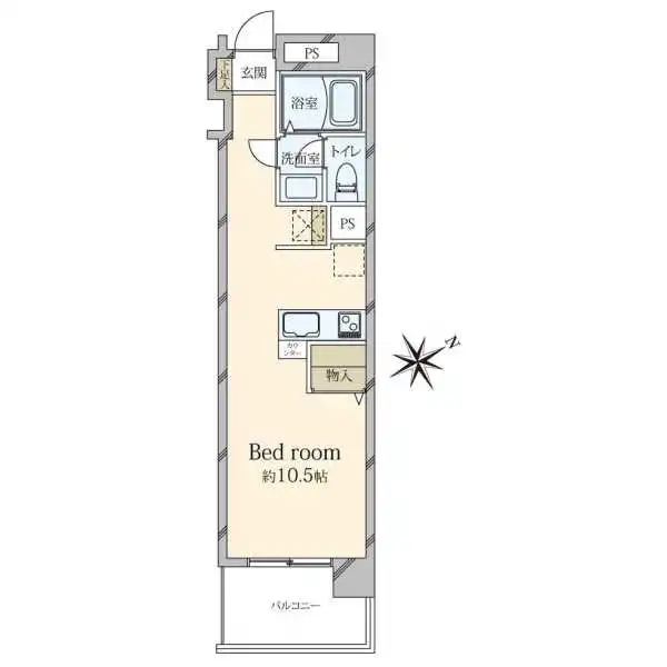 レック芝公園マンション 間取図