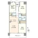 クレストフォルム田町ベイフロントスクエア 間取図