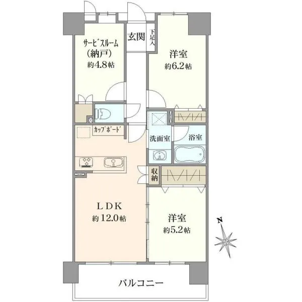 クレストフォルム田町ベイフロントスクエア 間取図