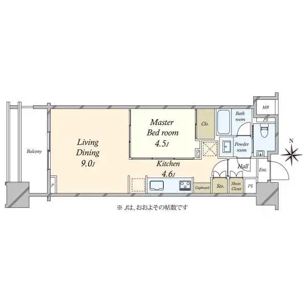 パークコート南麻布 間取図