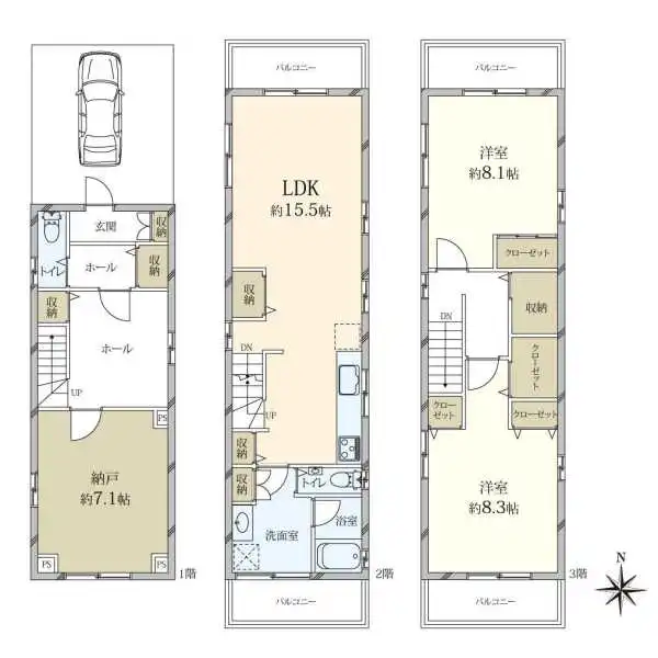 大阪市城東区鴫野東２丁目 間取図