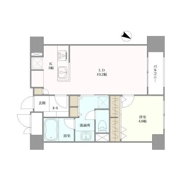 パストラルハイム面影橋 間取図