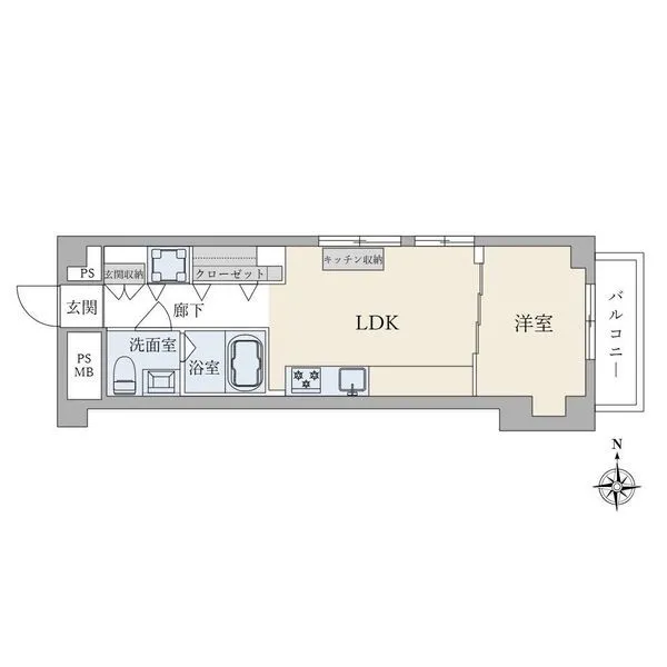 中銀第２小石川マンシオン 間取図