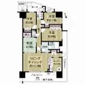 レイシアコート平野長原リバーサイトリッジ 間取図