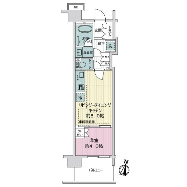 オープンスクエア川口 間取図
