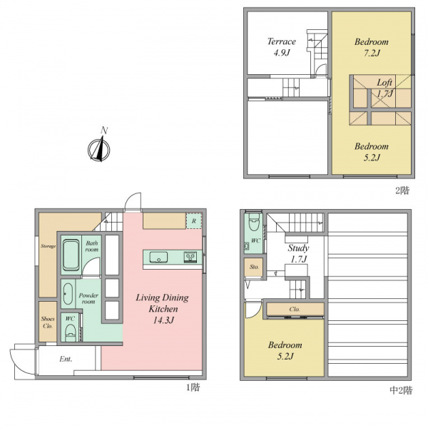 府中市南町４丁目 間取図