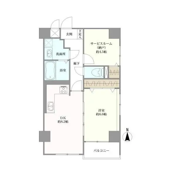 サンロイヤル都島本通 間取図