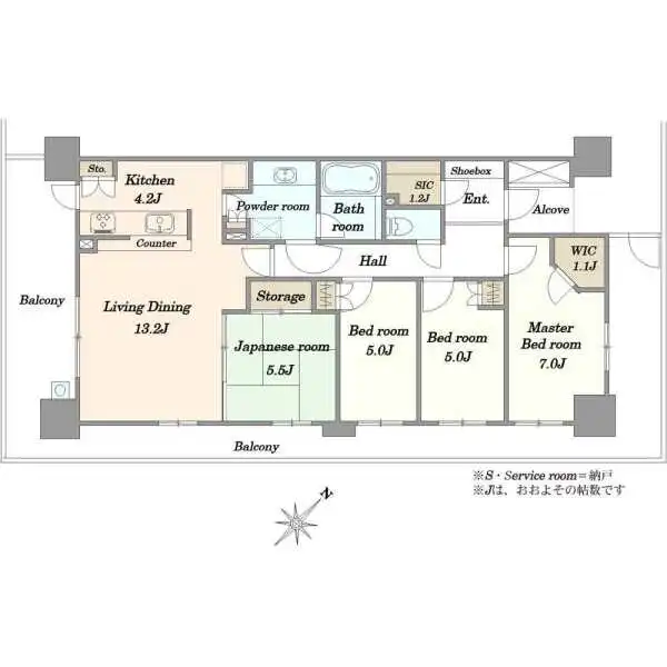 　パークホームズ新浦安カーサ・セントリア 間取図