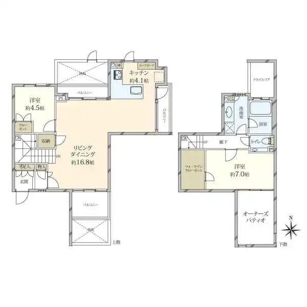 ロイヤルシーズン瀬田 間取図