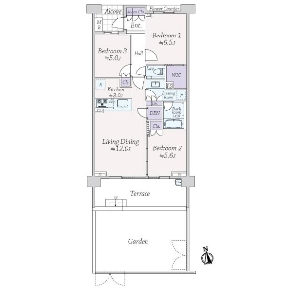 クラッシィハウス上北沢 間取図