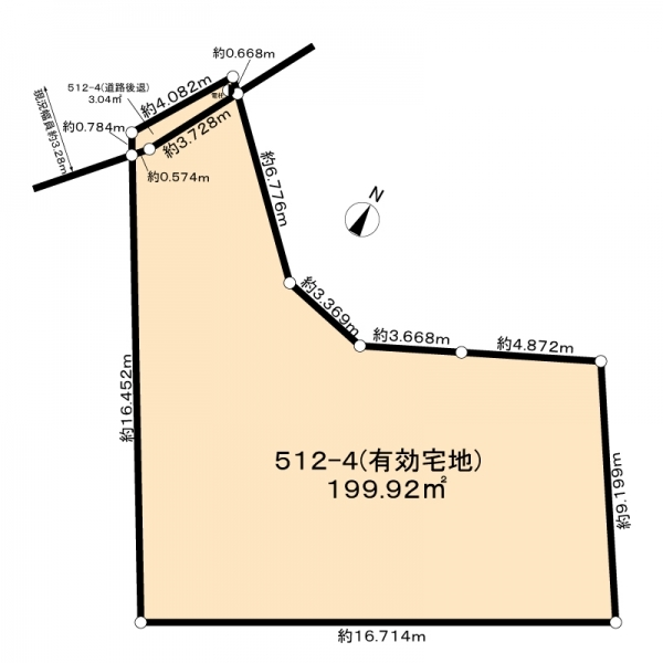 杉並区阿佐谷北２丁目 区画図