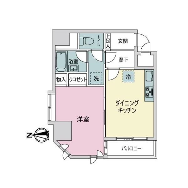 藤和シティコープ飛鳥山公園 間取図