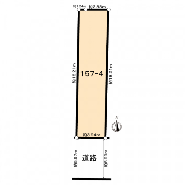 大阪市阿倍野区文の里４丁目 間取図