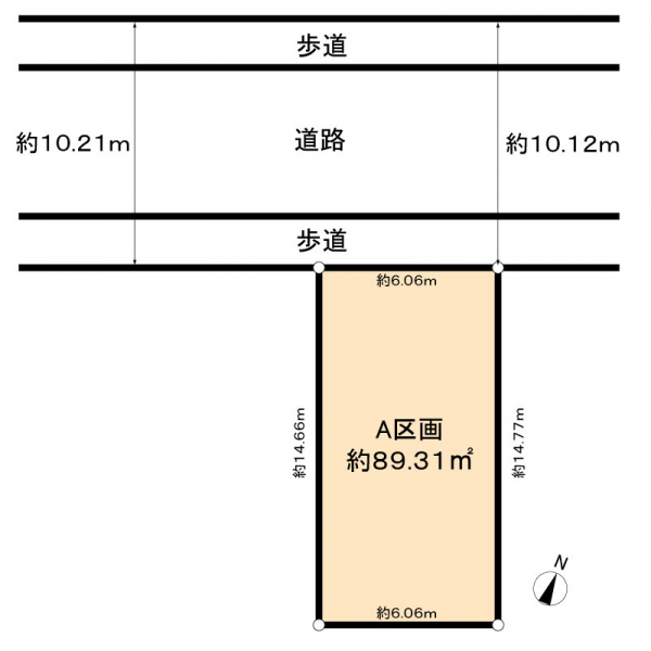 練馬区高松３丁目 区画図