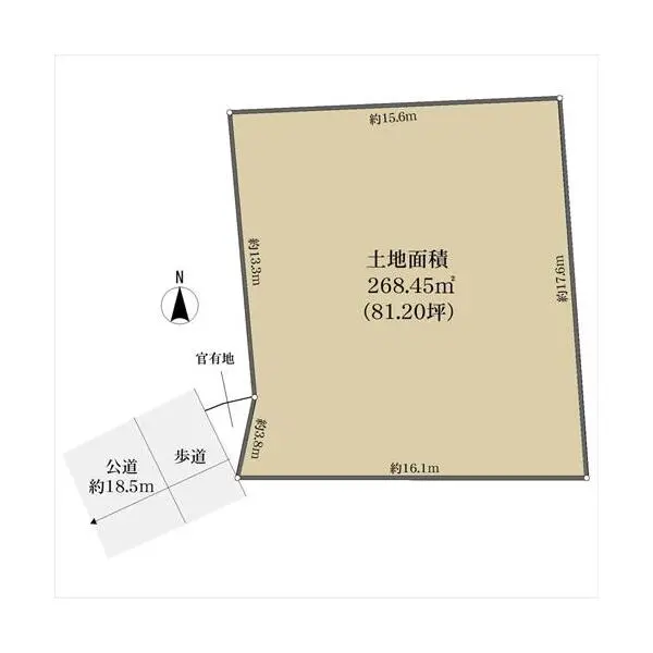 豊中市服部本町１丁目 間取図