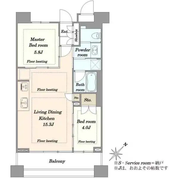 イニシア築地レジデンス 間取図