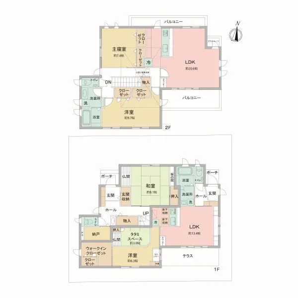 東大和市向原２丁目 間取図