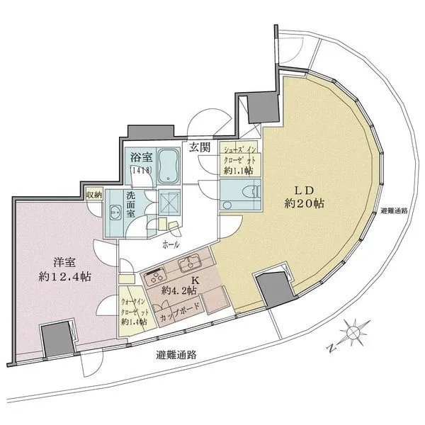 パークコート青山ザ　タワー 間取図