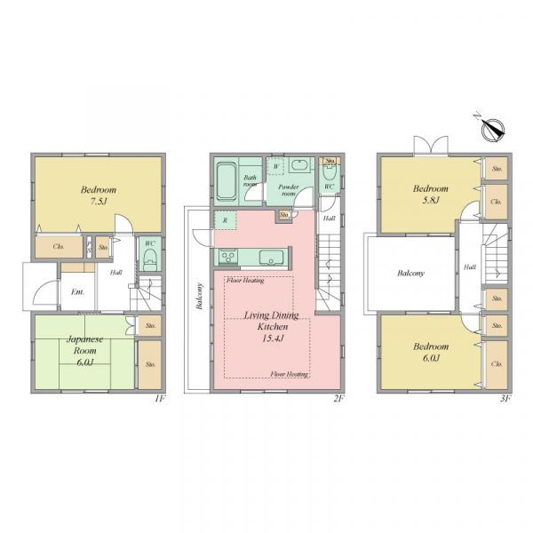 墨田区京島１丁目 間取図