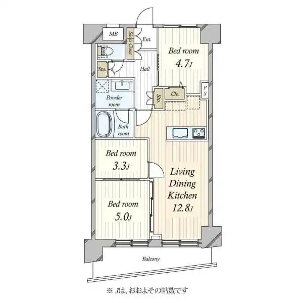 板橋ハイタウン 間取図