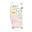 プラウドタワー名古屋伏見 間取図