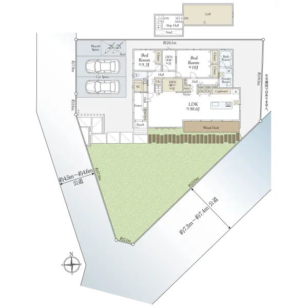 川越市大字山田 間取図