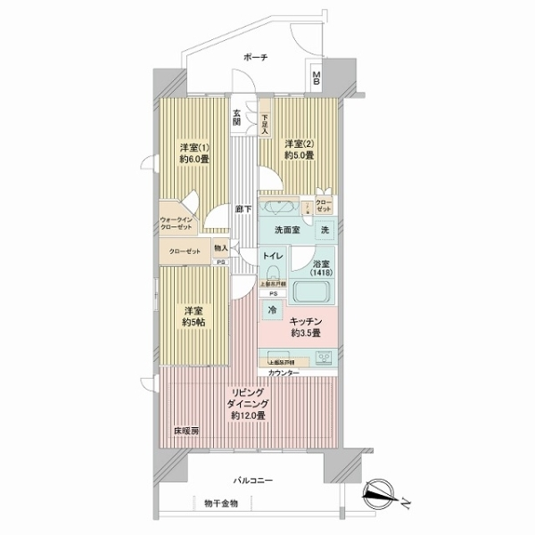 ウェリス大宮 間取図