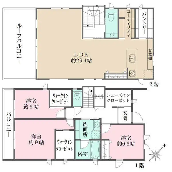 川崎市麻生区白鳥１丁目 間取図