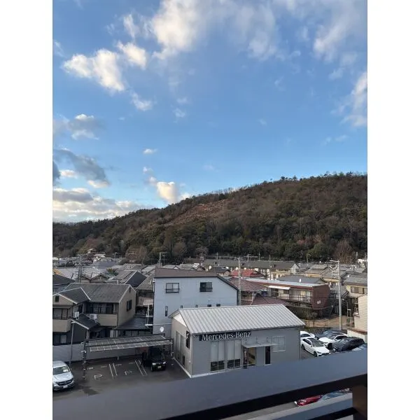 Brillia京都松ヶ崎 ルーフバルコニーからの眺望(南西側)