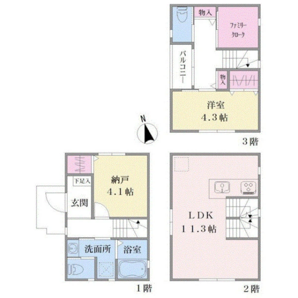 川崎市川崎区大師本町 間取図