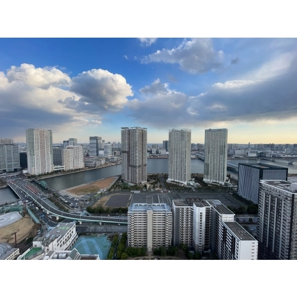 晴海アイランドトリトンスクエアビュータワー1号棟 バルコニーからの眺望
