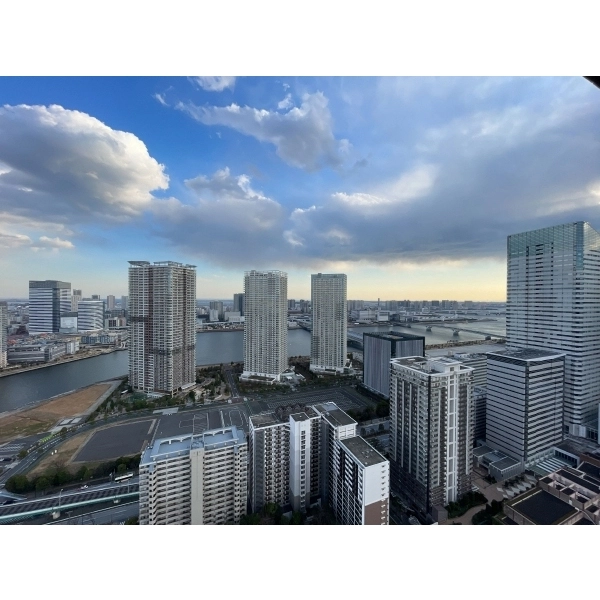 晴海アイランドトリトンスクエアビュータワー1号棟 バルコニーからの眺望
