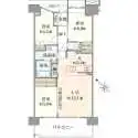プラウド柏ガーデン 間取図