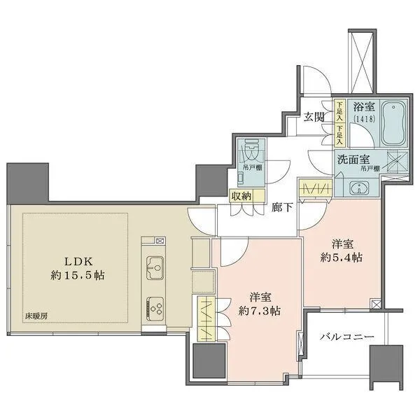 大崎ウエストシティタワーズ 間取図
