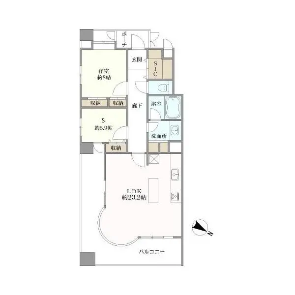 ソーレ・ブリアンテ 間取図