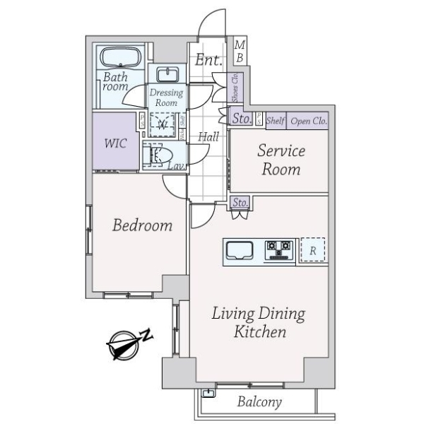 ファーストシーン両国レジデンス 間取図