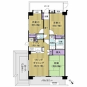 ディアレスト鹿浜 間取図