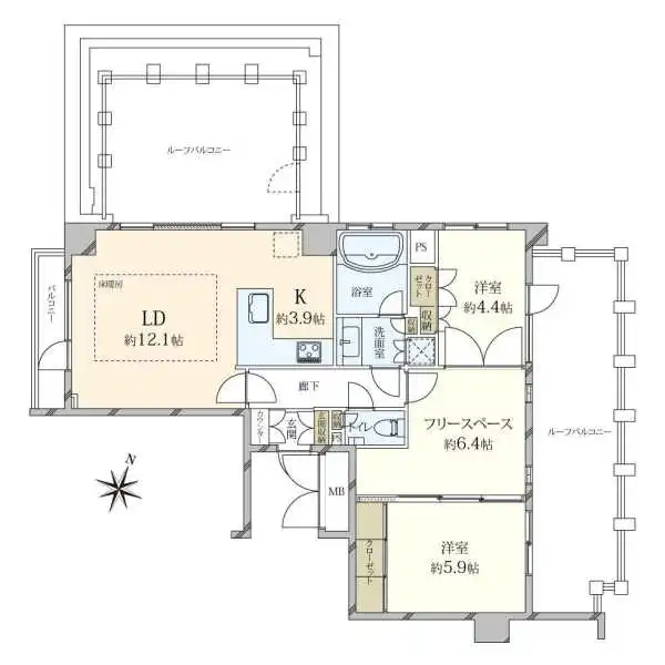 スタイルハウス南麻布 間取図