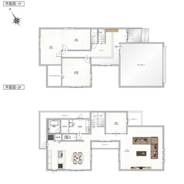 世田谷区代沢2丁目 間取図