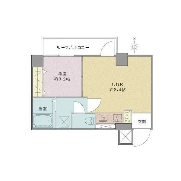 ライオンズマンション飛鳥山 間取図(平面図)