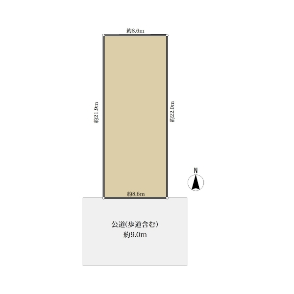 名古屋市天白区鴻の巣２丁目 区画図