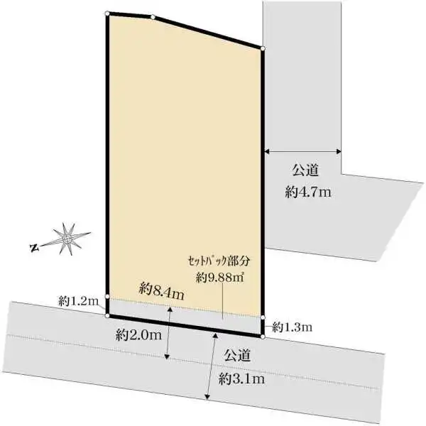 豊中市上野西２丁目 間取図