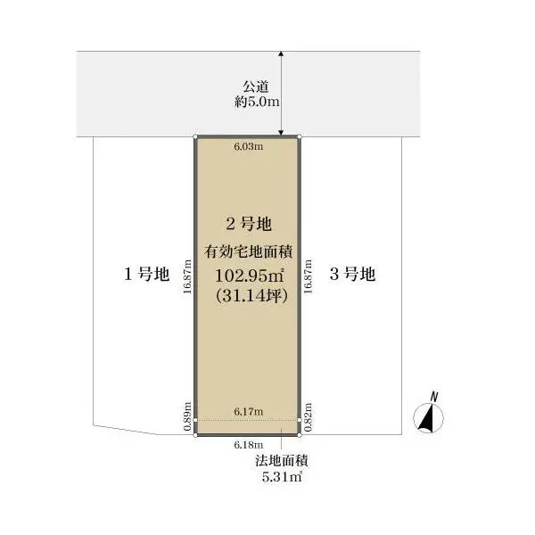 高槻市日吉台二番町 間取図