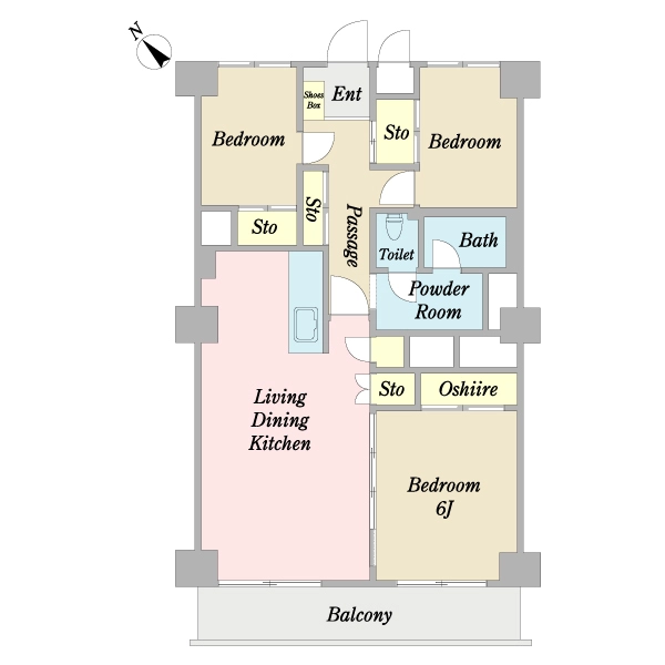 ソフトタウン小島町 間取図