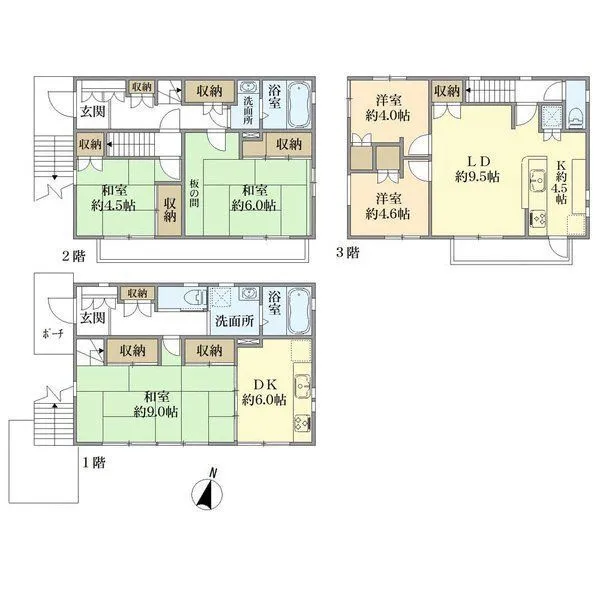 大田区西六郷４丁目 間取図(平面図)