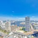 フェイバリッチタワー品川 眺望：バルコニー東側から